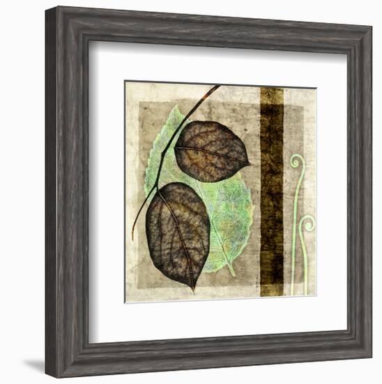 Fall Leaves and Pier III-Christine Zalewski-Framed Art Print