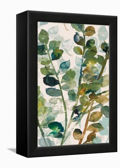 Fall Leaves II-Asia Jensen-Framed Stretched Canvas