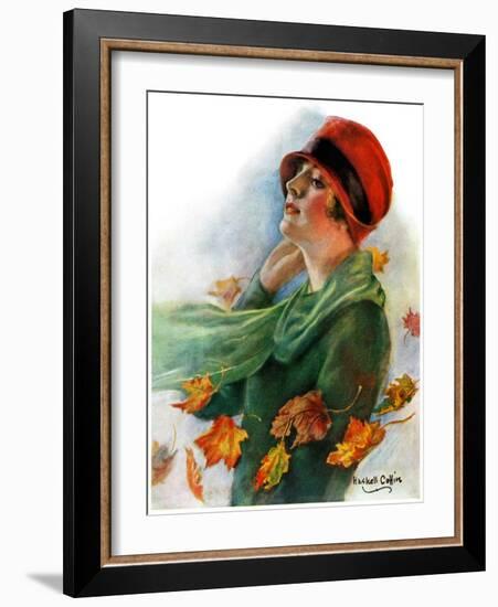 "Fall Leaves,"November 5, 1927-William Haskell Coffin-Framed Giclee Print