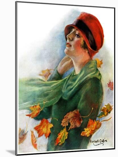 "Fall Leaves,"November 5, 1927-William Haskell Coffin-Mounted Giclee Print