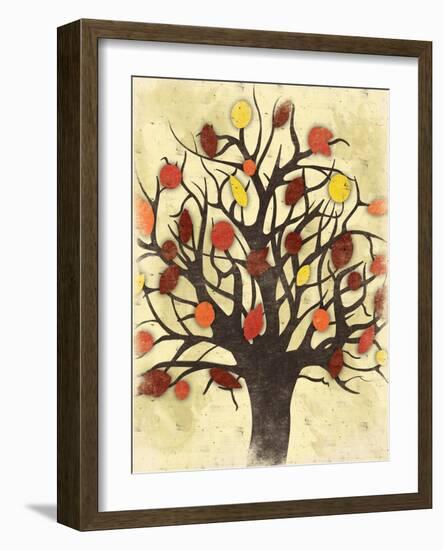Fall Leaves-Jace Grey-Framed Art Print