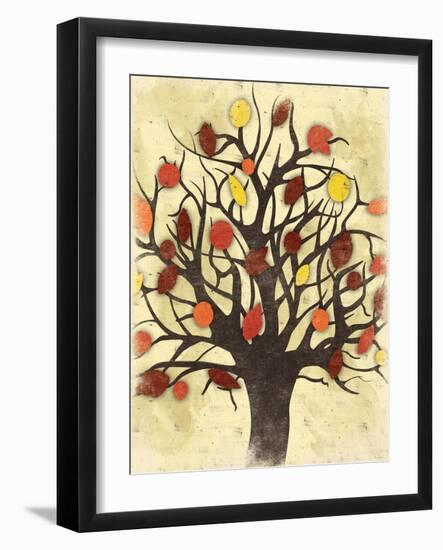 Fall Leaves-Jace Grey-Framed Art Print