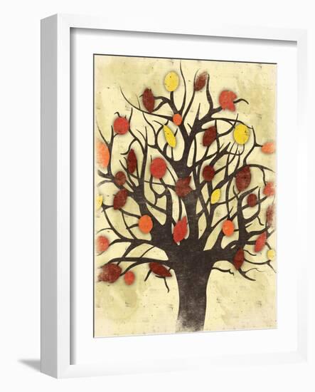 Fall Leaves-Jace Grey-Framed Art Print