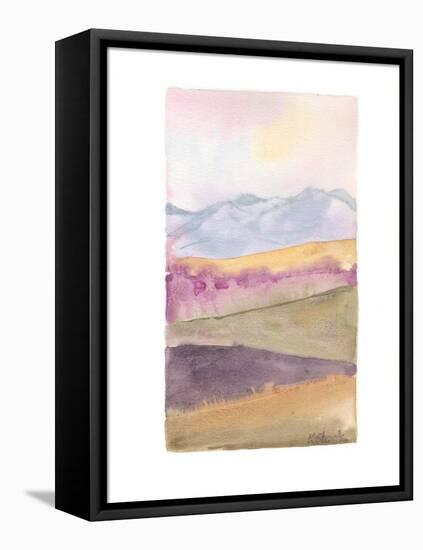 Fall Mountain Landscape-Kerstin Stock-Framed Stretched Canvas