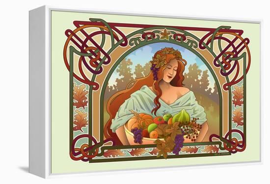 Fall Nouveau-Julie Goonan-Framed Premier Image Canvas