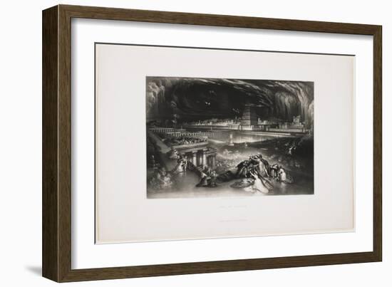 Fall of Babylon, 1826-John Martin-Framed Giclee Print