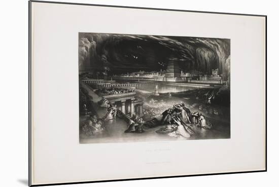 Fall of Babylon, 1826-John Martin-Mounted Giclee Print