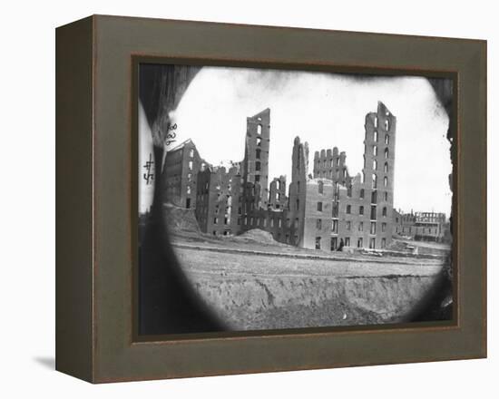 Fall Of Richmond, Virginia-Alexander Gardner-Framed Premier Image Canvas