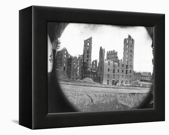 Fall Of Richmond, Virginia-Alexander Gardner-Framed Premier Image Canvas