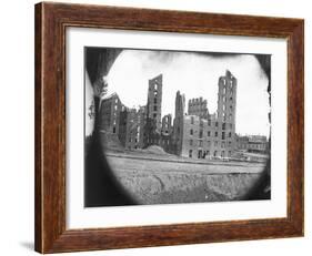 Fall Of Richmond, Virginia-Alexander Gardner-Framed Photographic Print