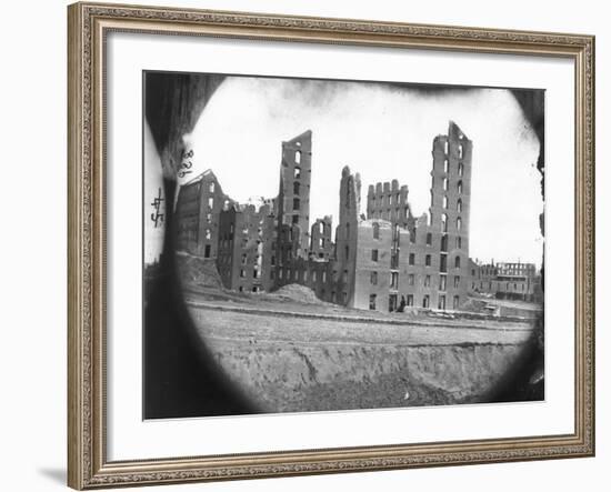 Fall Of Richmond, Virginia-Alexander Gardner-Framed Photographic Print