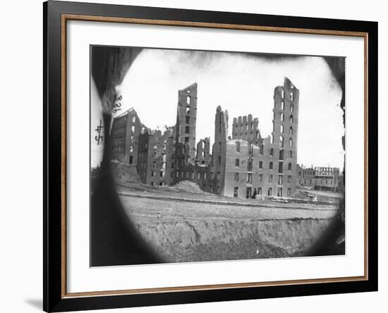 Fall Of Richmond, Virginia-Alexander Gardner-Framed Photographic Print