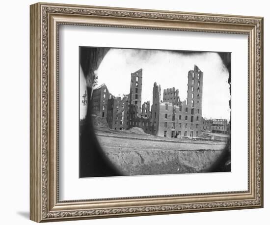 Fall Of Richmond, Virginia-Alexander Gardner-Framed Photographic Print