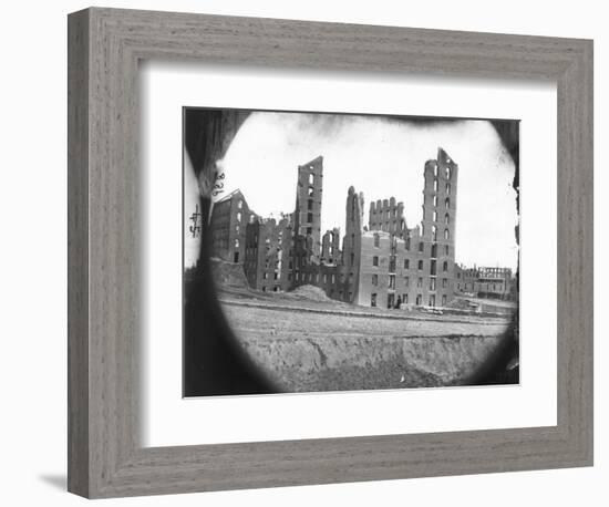 Fall Of Richmond, Virginia-Alexander Gardner-Framed Photographic Print