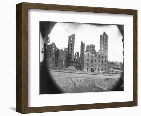 Fall Of Richmond, Virginia-Alexander Gardner-Framed Photographic Print