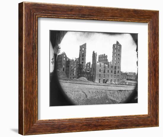 Fall Of Richmond, Virginia-Alexander Gardner-Framed Photographic Print