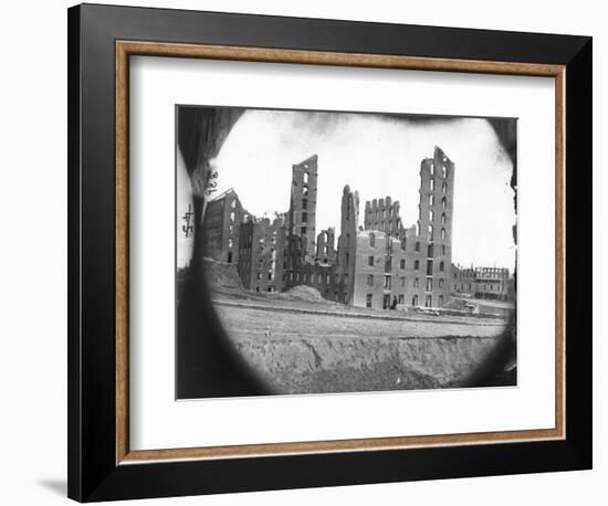 Fall Of Richmond, Virginia-Alexander Gardner-Framed Photographic Print