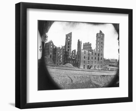 Fall Of Richmond, Virginia-Alexander Gardner-Framed Photographic Print