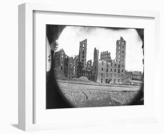 Fall Of Richmond, Virginia-Alexander Gardner-Framed Photographic Print