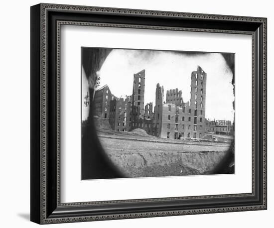 Fall Of Richmond, Virginia-Alexander Gardner-Framed Photographic Print