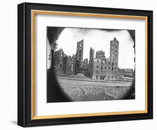 Fall Of Richmond, Virginia-Alexander Gardner-Framed Photographic Print