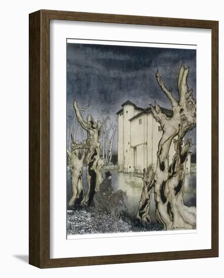 Fall of the House of Usher-Arthur Rackham-Framed Photographic Print