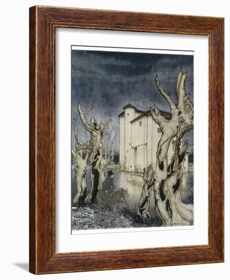 Fall of the House of Usher-Arthur Rackham-Framed Photographic Print