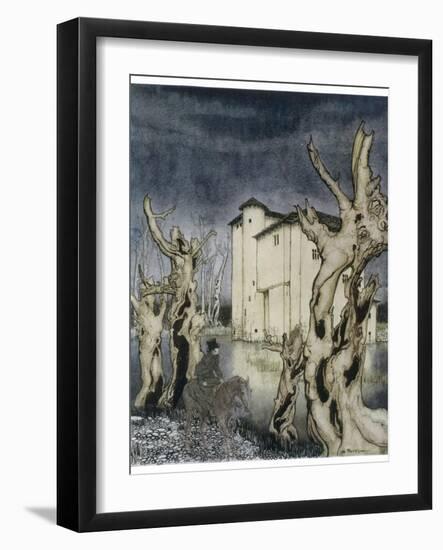 Fall of the House of Usher-Arthur Rackham-Framed Photographic Print