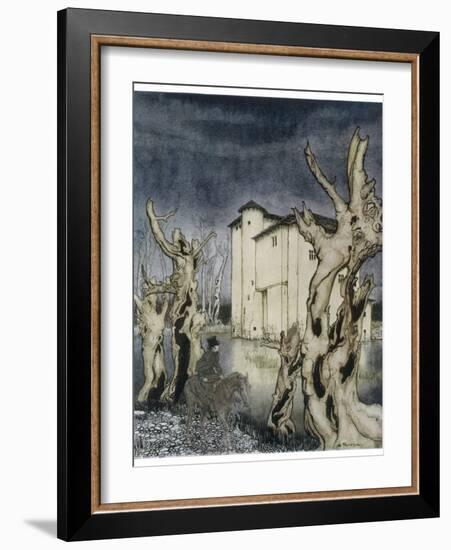 Fall of the House of Usher-Arthur Rackham-Framed Photographic Print