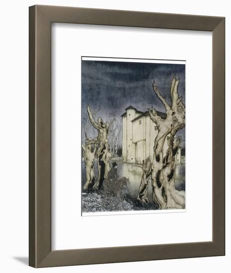 Fall of the House of Usher-Arthur Rackham-Framed Photographic Print