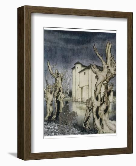 Fall of the House of Usher-Arthur Rackham-Framed Photographic Print