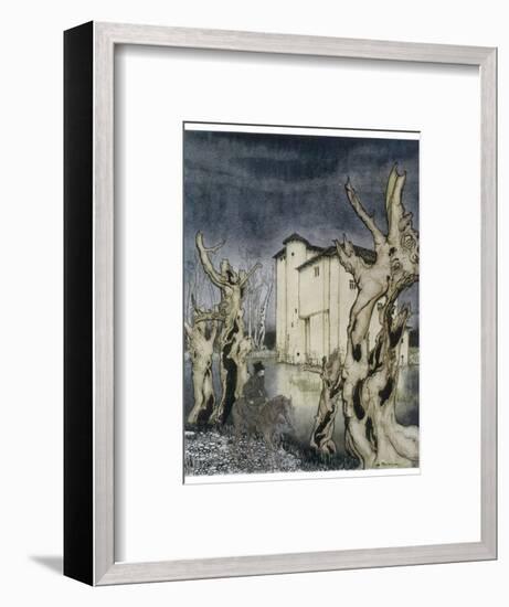 Fall of the House of Usher-Arthur Rackham-Framed Photographic Print