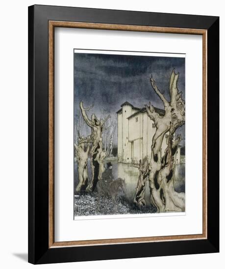 Fall of the House of Usher-Arthur Rackham-Framed Photographic Print