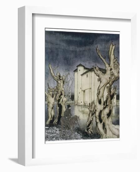 Fall of the House of Usher-Arthur Rackham-Framed Photographic Print