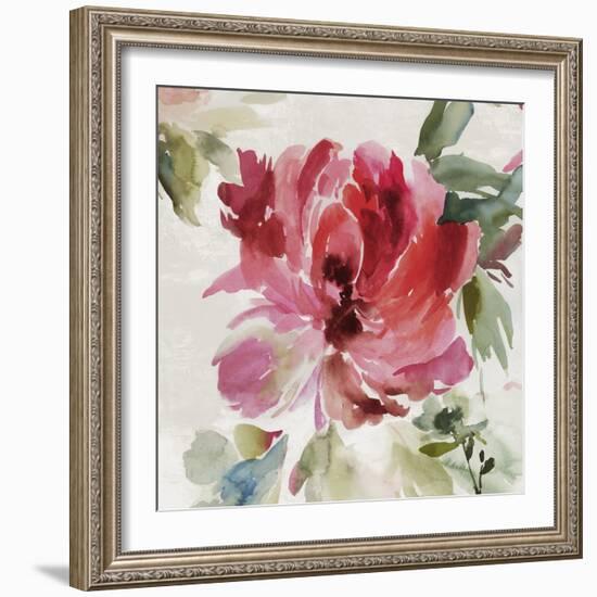 Fall Peony I-Asia Jensen-Framed Art Print