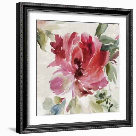 Fall Peony I-Asia Jensen-Framed Art Print