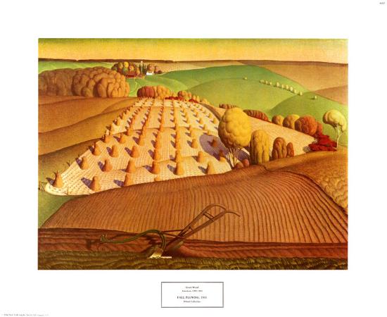 Грант вуд fall plowing