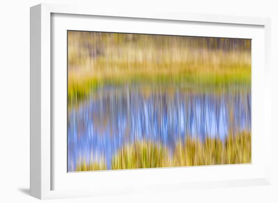 Fall Pond I-Kathy Mahan-Framed Photographic Print