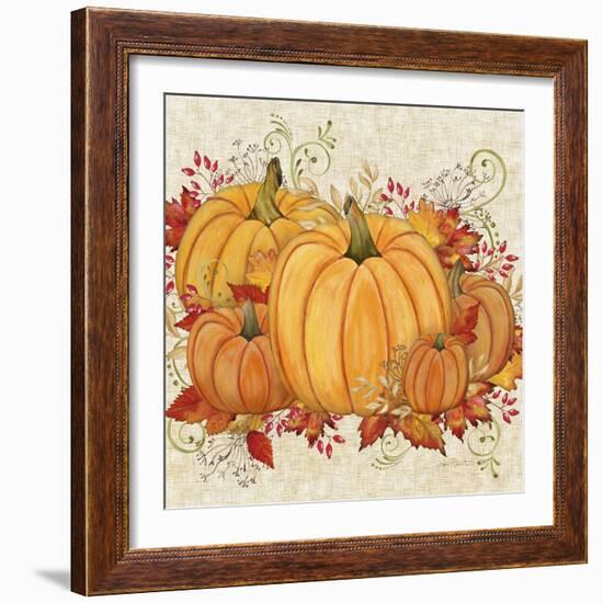 Fall Pumpkins-A-Jean Plout-Framed Giclee Print