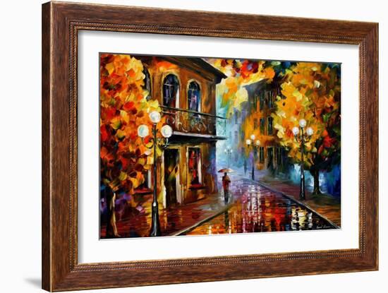 Fall Rain-Leonid Afremov-Framed Art Print