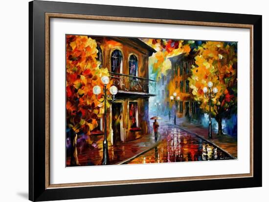 Fall Rain-Leonid Afremov-Framed Art Print