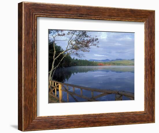 Fall Reflections in Chocorua Lake, White Mountains, New Hampshire, USA-Jerry & Marcy Monkman-Framed Photographic Print