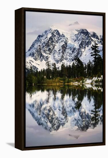 Fall Reflections-Nancy Crowell-Framed Premier Image Canvas