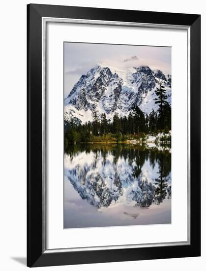 Fall Reflections-Nancy Crowell-Framed Photographic Print