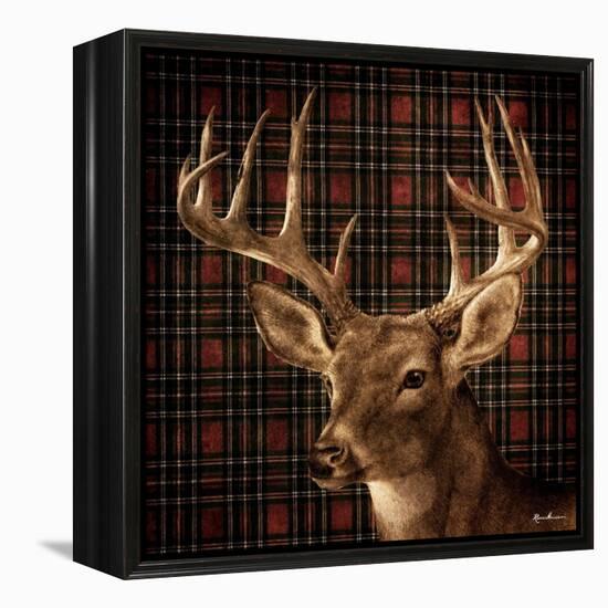 Fall Splendor on Plaid-Ruane Manning-Framed Stretched Canvas