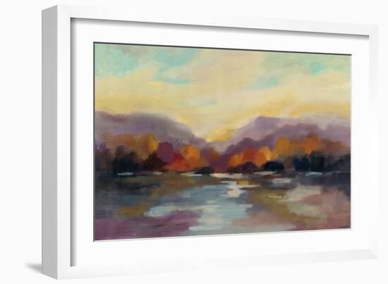 Fall Sunset-Silvia Vassileva-Framed Art Print