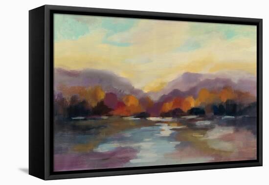 Fall Sunset-Silvia Vassileva-Framed Stretched Canvas