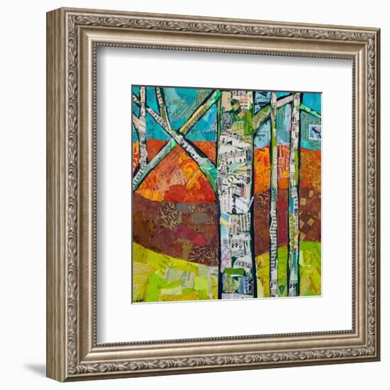 Fall Trees 2-null-Framed Art Print