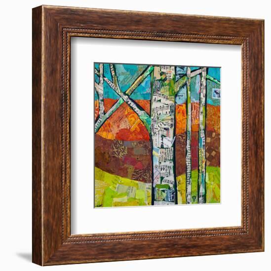 Fall Trees 2-null-Framed Art Print