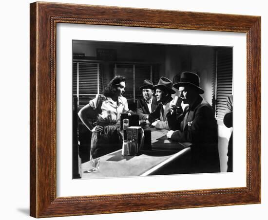 Fallen Angel, Linda Darnell, Bruce Cabot, Dana Andrews, Charles Bickford, 1945-null-Framed Photo